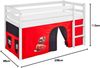 Lilokids 'Jelle' Spielbett 90x200 cm, Disney Cars, Kiefer massiv, mit Vorhang Bild 2