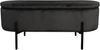 byLIVING Hockerbank Nova, mit Stauraum, Samt-Bezug, Metall schwarz, B 95cm Bild 4