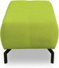 DOMO Collection Cunelli Hocker, Sitzhocker, Fußhocker, 153 x 62 x 45 cm, Polsterhocker in grün Bild 4