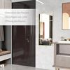 HOMCOM Wandspiegel mit Metallrahmen (rechteckiger Spiegel, 1-St, dekorativer Spiegel), für Schlafzimmer, Badezimmer Bild 3