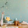 TUPFEN DOTS Wandtattoo 128 Stück | rund & handgezeichnet Punkte | Konfetti AUFKLEBER Kindergarten | unregelmäßige Punkte Wandsticker Kinderzimmer EINFARBIG (Beige) Bild 4