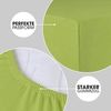 CelinaTex Jersey Topper Spannbettlaken Lucina 140x200-160x200 cm grün 100% Baumwolle gekämmt bis 12cm Matratzenhöhe Spannbettbezug, Leintuch, Bettlaken, elastisch, Strech, Oeko-Tex Bild 4