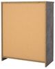 Dmora - Kommode Julienne, Wohnzimmerbuffet, Wohnzimmer-Sideboard, Moderne Küchen-Speisekammer, 80x40 h100 cm, Zement und Weiß Bild 5