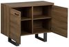 Sideboard dunkler Holzfarbton 2 Türen TIMBER Bild 5