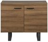 Sideboard dunkler Holzfarbton 2 Türen TIMBER Bild 4