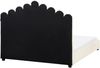 Wasserbett Samtstoff VINCENNES 140 x 200 cm Cremeweiß Bild 5