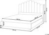 Wasserbett Samtstoff VINCENNES 140 x 200 cm Cremeweiß Bild 3