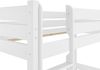 Erst-Holz Erwachsenen-Etagenbett weiß 100x200 teilbar Rollrost Matratze Bettkasten Bild 5