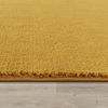 Paco Home Waschbarer Teppich Wohnzimmer Schlafzimmer Kurzflor rutschfest Flauschig Weich Moderne Einfarbige Muster, Grösse:80x300 cm, Farbe:Gelb Bild 3