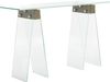 SAFAVIEH Modern Wooden Accent Table, in Clear, 40 X 120 X 75 Bild 4