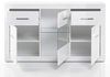 Anrichte Sideboard BALVE-61 in weiß Hochglanz mit Glasausschnitt und Beleuchtung BxHxT: 164 x 97 x 42 cm Bild 3