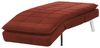 Beliani 'LOIRET' Chaiselongue verstellbar, Polyester, Rot Bild 5
