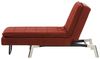 Beliani 'LOIRET' Chaiselongue verstellbar, Polyester, Rot Bild 4