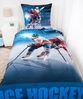 Eishockey Bettwäsche Set 2tlg. 135x200 cm 100% Microfaser Bild 2