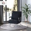 HOMCOM Sessel Schlafsessel mit Armlehne, 2-in-1 Gästebett (Klappbett, 1-St, Schlafsofa), für Wohnzimmer, Schwarz Bild 2