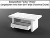 designimpex Couchtisch Aversa H-111 Sonoma Eiche Schublade höhenverstellbar ausziehbar, Funktionstisch, Wohnzimmertisch, Tisch, Esstisch, Sofatisch, Schublade Bild 2