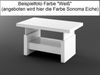 designimpex Couchtisch Aversa H-111 Sonoma Eiche Schublade höhenverstellbar ausziehbar, Funktionstisch, Wohnzimmertisch, Tisch, Esstisch, Sofatisch, Schublade Bild 4