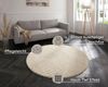 Hochflor Teppich Fergus Creme - 160 cm Durchmesser Bild 3