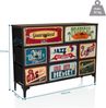 hjh LIVING Kommode AMERIKO B Sideboard H/B/T: 77.5 x 102.5 x 30.0 cm, Schubladenkommode im Vintage-Look mit 8 Schubladen, Retro Sideboard Bild 3