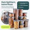 uandu home Vorratsdose Vorratsdosen mit Deckel Luftdicht, Vorratsbehälter Set, BPA Frei, (Vorratsbehälter Set, Aufbewahrungsbox Küche, Luftdichte Aufbewahrungsbox im Set inkl. 80 Etiketten, BPA Frei Kunststoff, Vorratsbehälter Set, Vorratsdosen für all... Bild 4