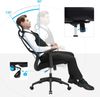 Songmics Ergonomischer Bürostuhl mit verstellbarer Kopfstütze, Netzstoff schwarz, 118,5 x 68 x 65 cm Bild 4