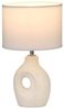 Pauleen Tischleuchte Pure Crush max20W Weiß/Beige 230V Stoff/Keramik, ohne Leuchtmittel, E14 Bild 4