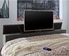 Boxspringbett 'DURAZNO-09' inklusive TV-Halterung und Bettkasten, silver, 180x200 cm Bild 5