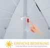 Outsunny Sonnenschirm Sonnenschutz mit Seitenwand, Strand,Polyester, Dunkelgrün, LxB: 220x220 cm, Sonnenschutz, Strandschirm, Φ2,2 x H2,2m Bild 4
