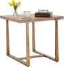 Dmora Tisch Bisenti 80 x 80 x 76 cm Gold, Quadratisch, 4 Plätze Bild 2