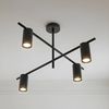 Lindby Deckenleuchten Marilou, Metall, Schwarz IP20, 1 x 10 W LED Bild 2