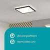 Eglo LED Deckenleuchte Minerario schwarz weiß 39 x 39 cm warmweiß IP54 Bild 2