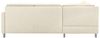 CAVADORE Ecksofa Piccoli mit Ottomane links / Sofaecke im modernen Design / 233 x 80 x 196 / Flachgewebe Beige Bild 4
