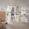 boho office® Basic Line - ultraschneller 80 mm/sek. elektrisch stufenlos höhenverstellbarer Schreibtisch in Weiß mit Memoryfunktion, Touchscreen und fortschrittlichem Kollisionsschutz Bild 2