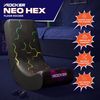 X Rocker Neo Hex Floor Rocker Gaming-Bodensessel für Kinder & Jugendliche - schwarz/neon Bild 4
