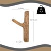 DESIGN DELIGHTS Wandgarderobe Garderobenhaken 9er Set LIMB, Holz massivholz Wurzel, Kleiderhaken,Wa Bild 2