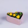 matches21 HOME & HOBBY Blumentopf Herz Pflanzschalen für draussen Dekoschalen rosa-rot 2x 22 cm (2 St), Blumen-Schale als wetterfeste Friedhof-Schale Grab-Schmuck Grabschale Bild 5