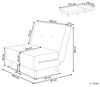 Schlafsofa FARRIS Olivgrün Samtstoff Bild 3