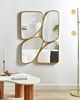 Wandspiegel DIANCEY 70 cm 100 cm Metall Gold Bild 2