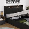 Polsterbett Christin Anthrazit/Eiche 160x200 mit LED, USB-Anschluss, Matratze Vitalispa Bild 5