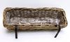 Balkonpflanzer Rattan groß Blumenkasten Pflanzkorb Pflanzschale Blumentopf Bild 3