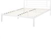 Metallbett weiß Lattenrost 160x200 cm CUSSET Bild 5