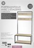 Urban Living Garderobe FRIENDS 100 x 39 x 180(H) cm 151000 Bild 4
