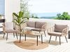 Beliani 'CORINTH II' Garten Lounge, PE Rattan natur Bild 2