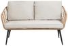 Beliani 'CORINTH II' Garten Lounge, PE Rattan natur Bild 5