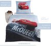 MTOnlinehandel Bettwäsche Cars 135x200 + 80x80 cm, 100 % Baumwolle, Renforcé, 2 teilig, Jungen Kinderbettwäsche Disney's Cars Auto, Lightning McQueen Bild 3