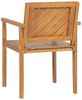 Gartenstuhl BARATTI Akazienholz Heller Holzfarbton Bild 5