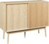 en. casa 'Landskrona' Sideboard, Spanplatte + MDF Eichenoptik, 90 x 115 x 40 cm