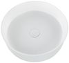 Aufsatzwaschbecken TEBAR ⌀ 40 cm Keramik Cremeweiß Bild 4
