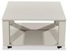 Couchtisch >Romy mobil< 4 Rollen, kaschmir, Melamin, MDF - 76x41x76cm (BxHxT) Bild 2