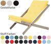 Design Klappsessel BOOGIE Polsterauflage YELLOW Gestell Buche Bild 5